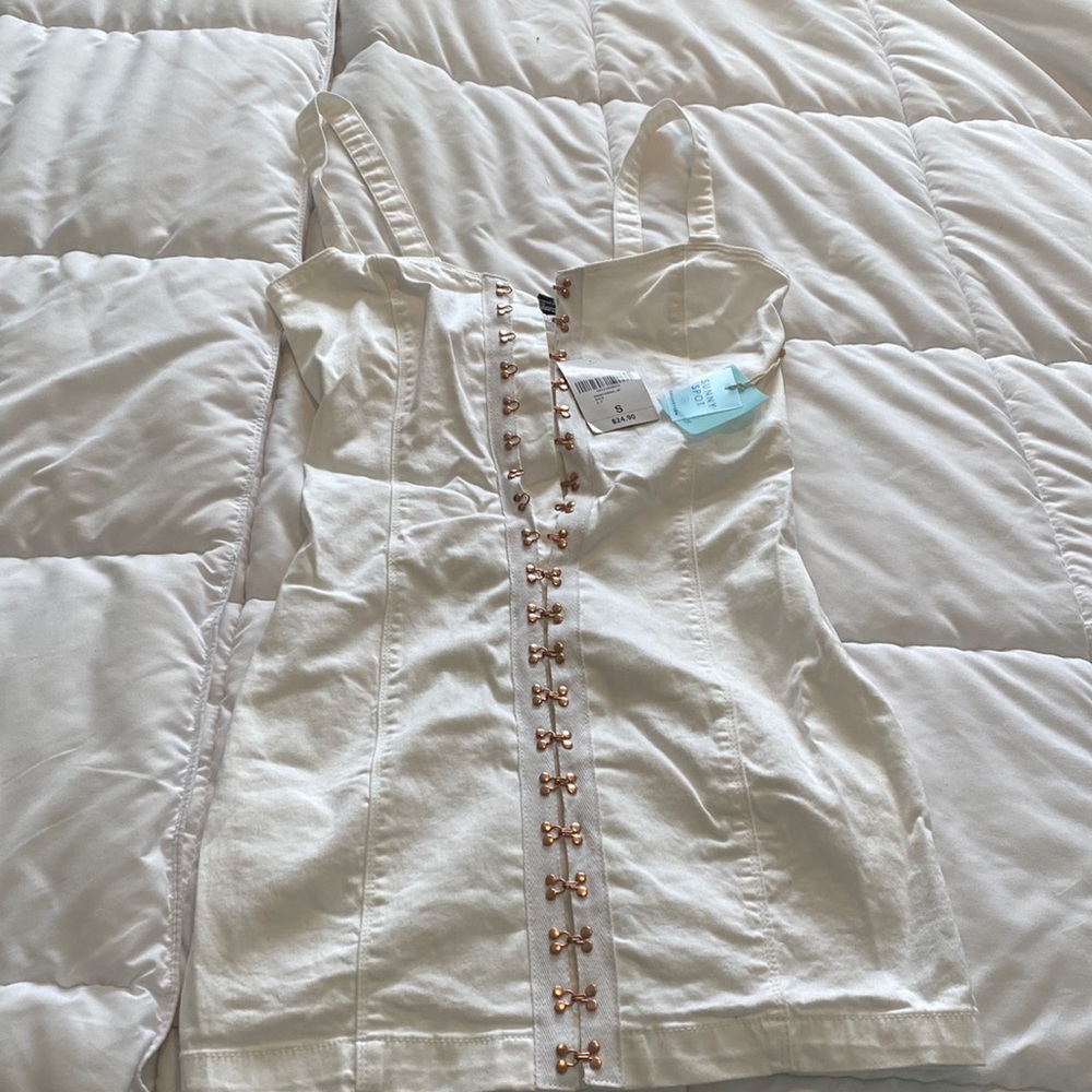 Girls size small jean dress
